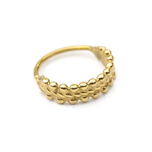 14k Solid Gold Cuff Nose Ring Jewelry - Anouk