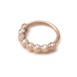 Diamonds Nose Ring Jewelry - Alexia