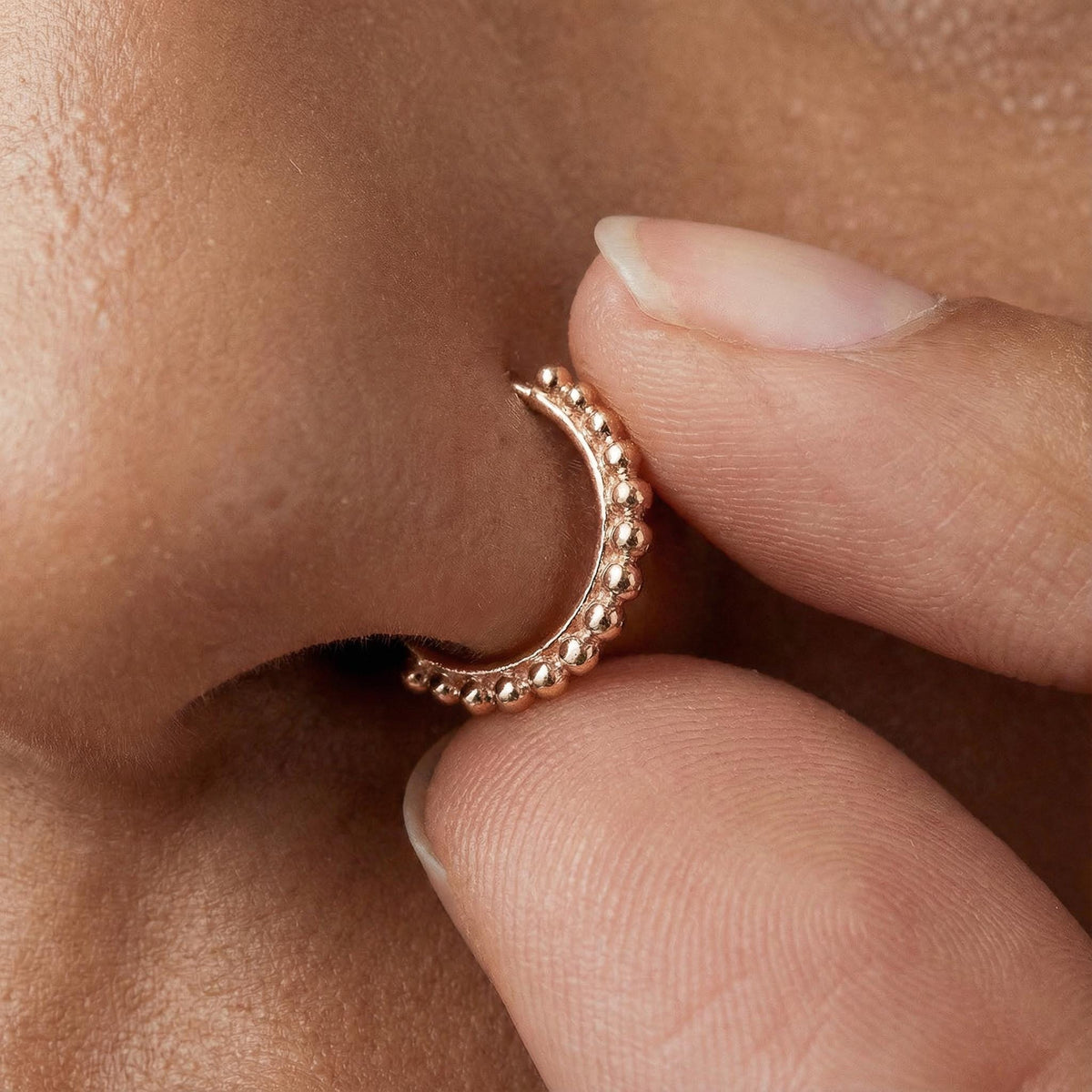 Nose Hoop Size Guide