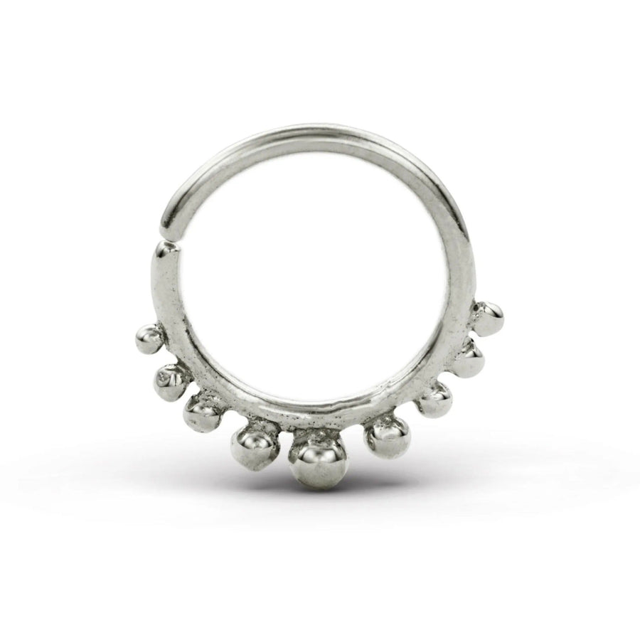 Sterling Silver Nose Ring - Handmade 20 Gauge Small Diameter Hoop Jewelry