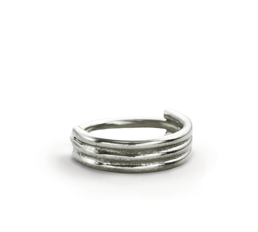 Sterling Silver Nose Ring | 7mm Dainty Handmade Small Hoop Piercing 20 Gauge