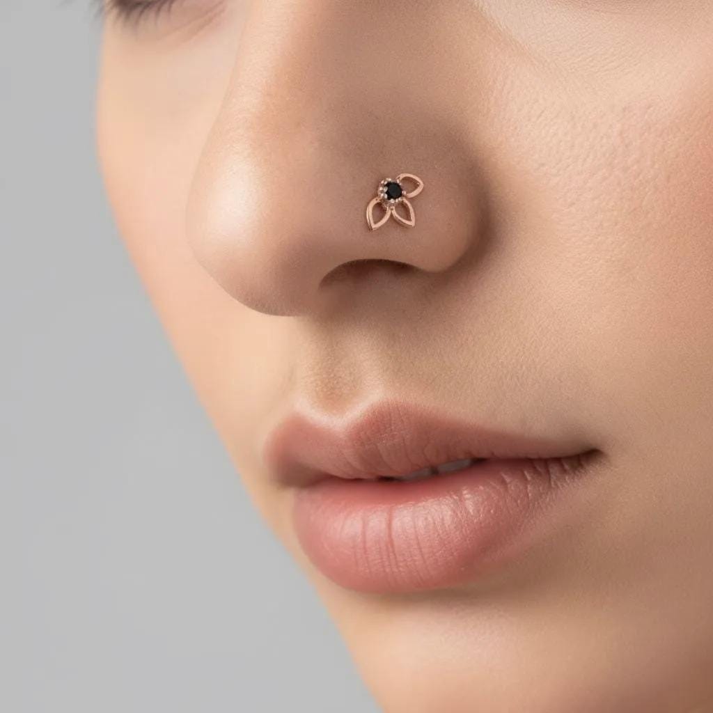 A close-up of a person's face, focusing on their nose and lips.