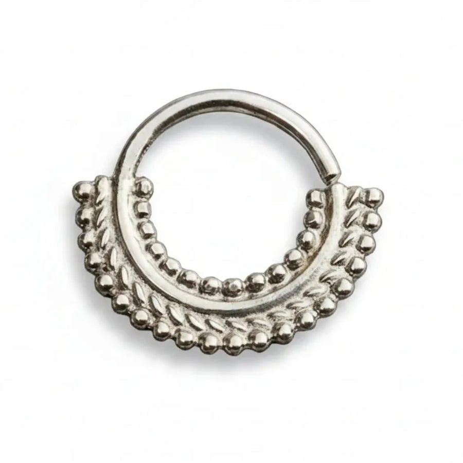 Sterling Silver Nose Ring – 20 Gauge Delicate Silver Hoop | Handmade Custom Fit