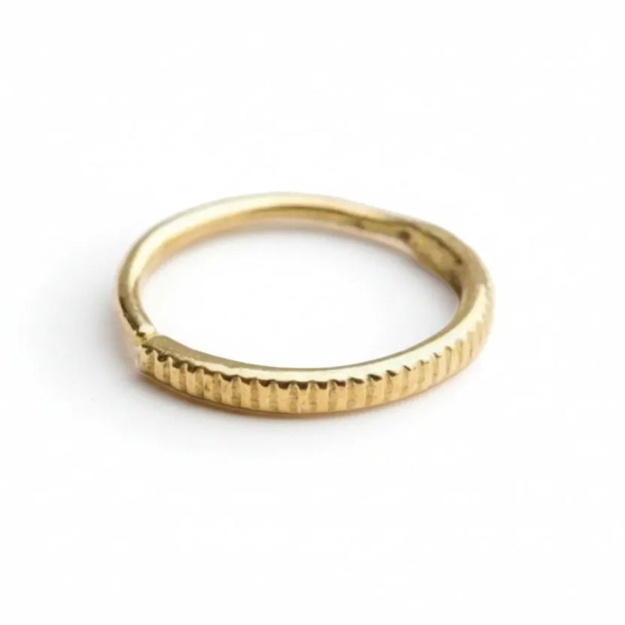 14k Gold Nose Hoop - Handmade Solid Gold Septum Ring | Delicate Cartilage Jewelry