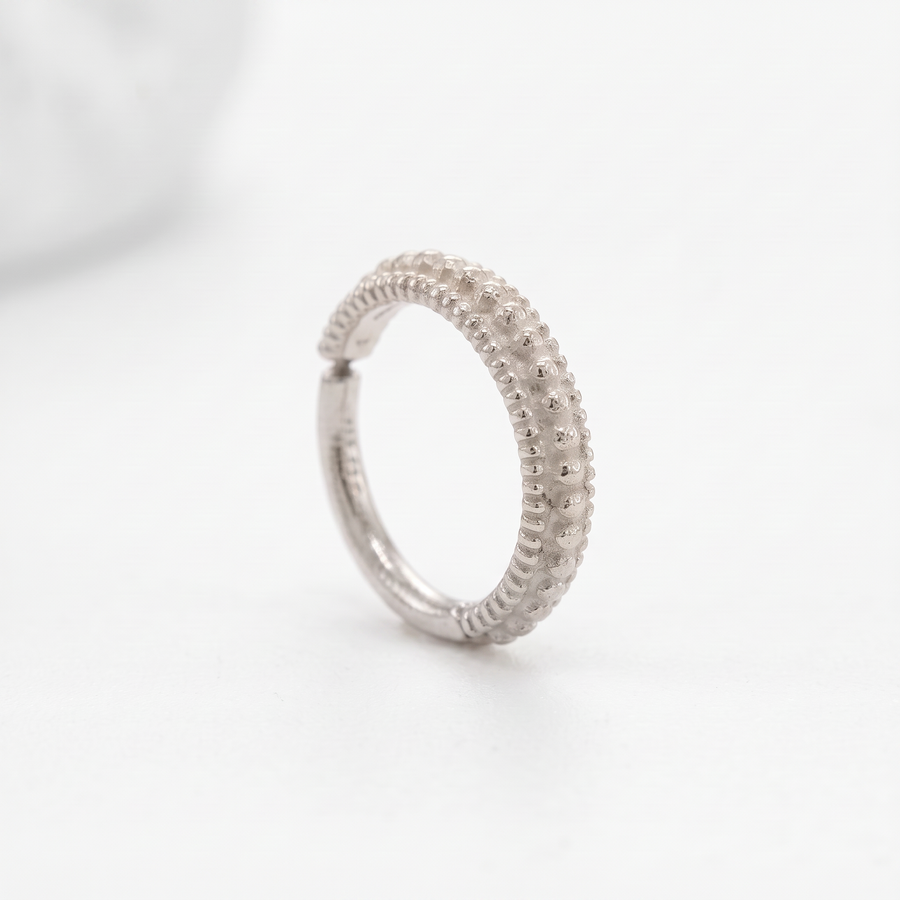 Silver Nose Ring Hoop – Minimalist Nose Hoop, Small Diameter 925 Sterling Silver