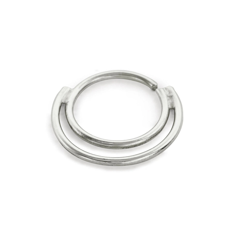 14k Gold Nose Ring – Moon Shaped Nose Ring | Dainty Solid Gold Hoop
