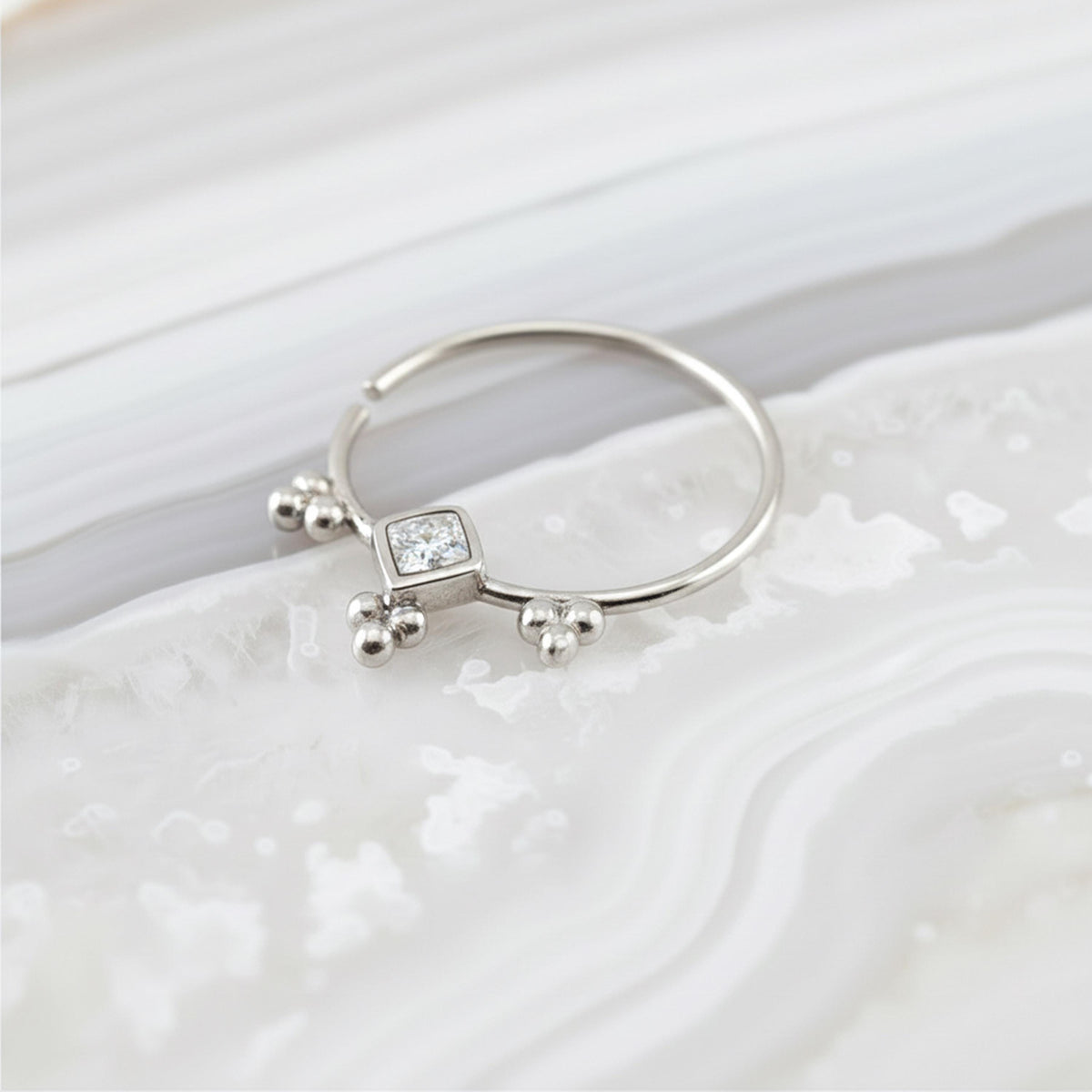 Diamond Nose Ring – 14k Gold Indian Style Nose Hoop With Conflict-Free Diamond