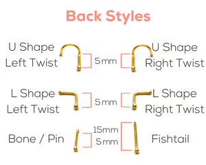 Gold Stud Earrings - Victoria