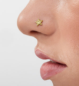 Gold Star Nose Stud - Orion