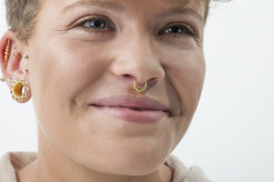 Gold Helix Piercing Jewelry - Laura
