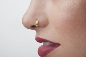 Gold Nose Ring - Sandra