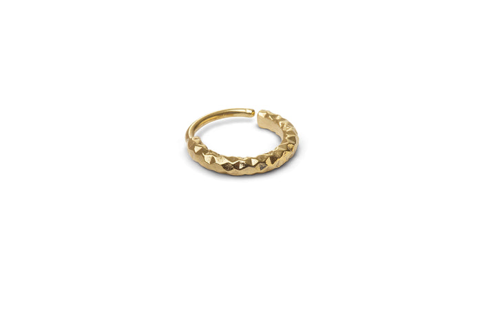 Chunky Cartilage Earring – 14k Solid Gold Helix Ring Jewelry | Handmade Elegant Hoop