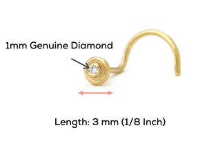 Small Diamond Nose Pin Jewelry - Pina