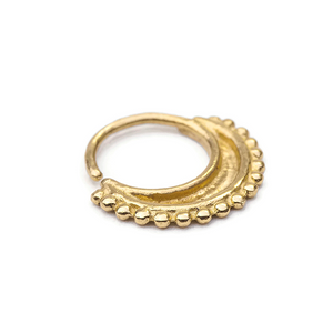 14k Gold Moon Nose Ring - Isabelle